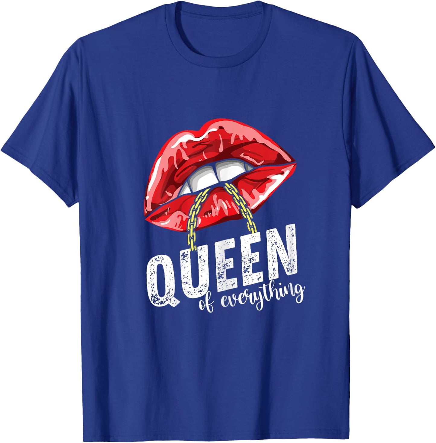 Queen Of Everything Sexy Damen-Lippen, Rot T-Shirt - T-Shirt | Royal