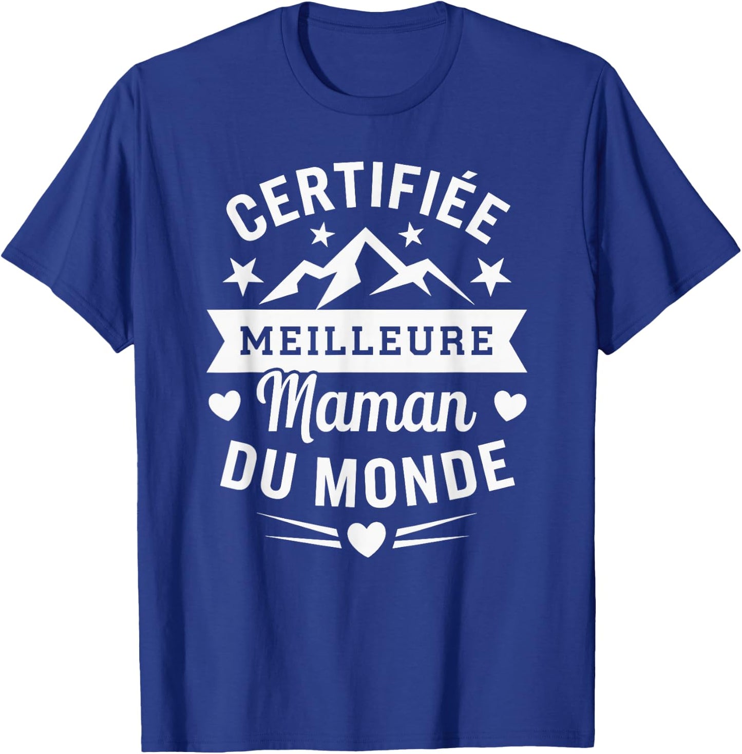 Best Mum Certified Mother's Day , Black, S T-Shirt - T-Shirt | Royal