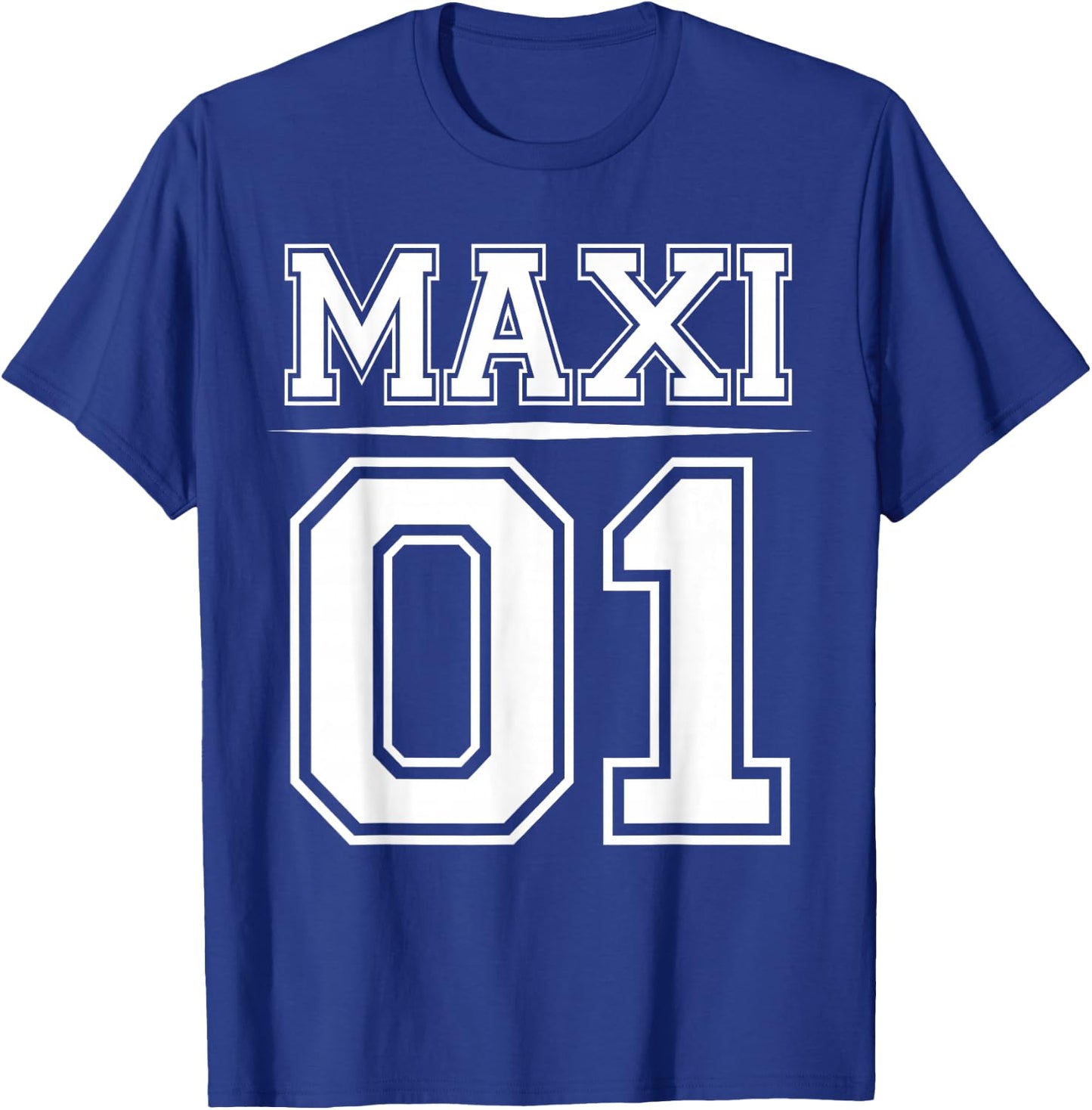 MAXI 01 Familien Outfit | Mutter Vater Kind Set Partnerlook T-Shirt - T-Shirt | Royal