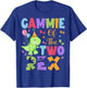 Gammie Of The Two Rex Birthday Dinosaur Family Matching T-Shirt - T-Shirt | Royal
