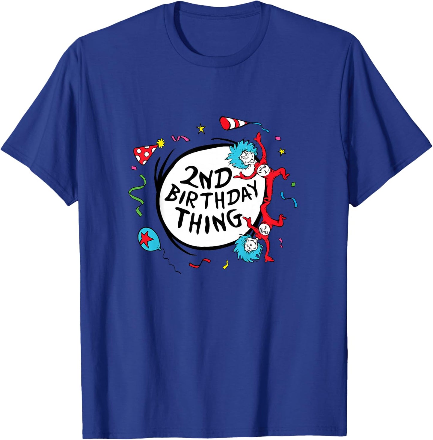 Dr. Seuss 2nd Birthday Thing T-Shirt - T-Shirt | Royal