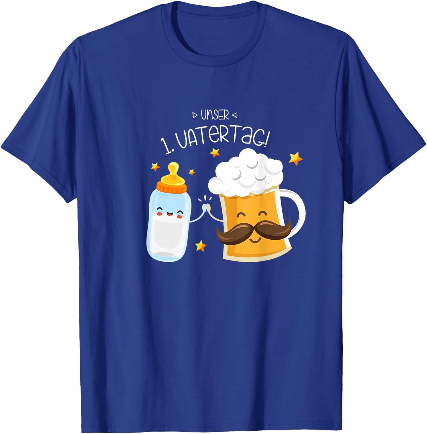 Unser erster Vatertag - Partnermotiv für Papa & Baby T-Shirt - T-Shirt | Royal