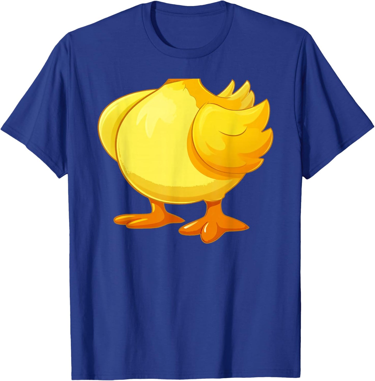 Funny Fat Cute Yellow Duck Body Costume, Halloween Cosplay T-Shirt - T-Shirt | Royal