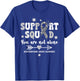 Groovy Support Squad Zebra Ribbon Neuroendocrine Cancer T-Shirt - T-Shirt | Royal