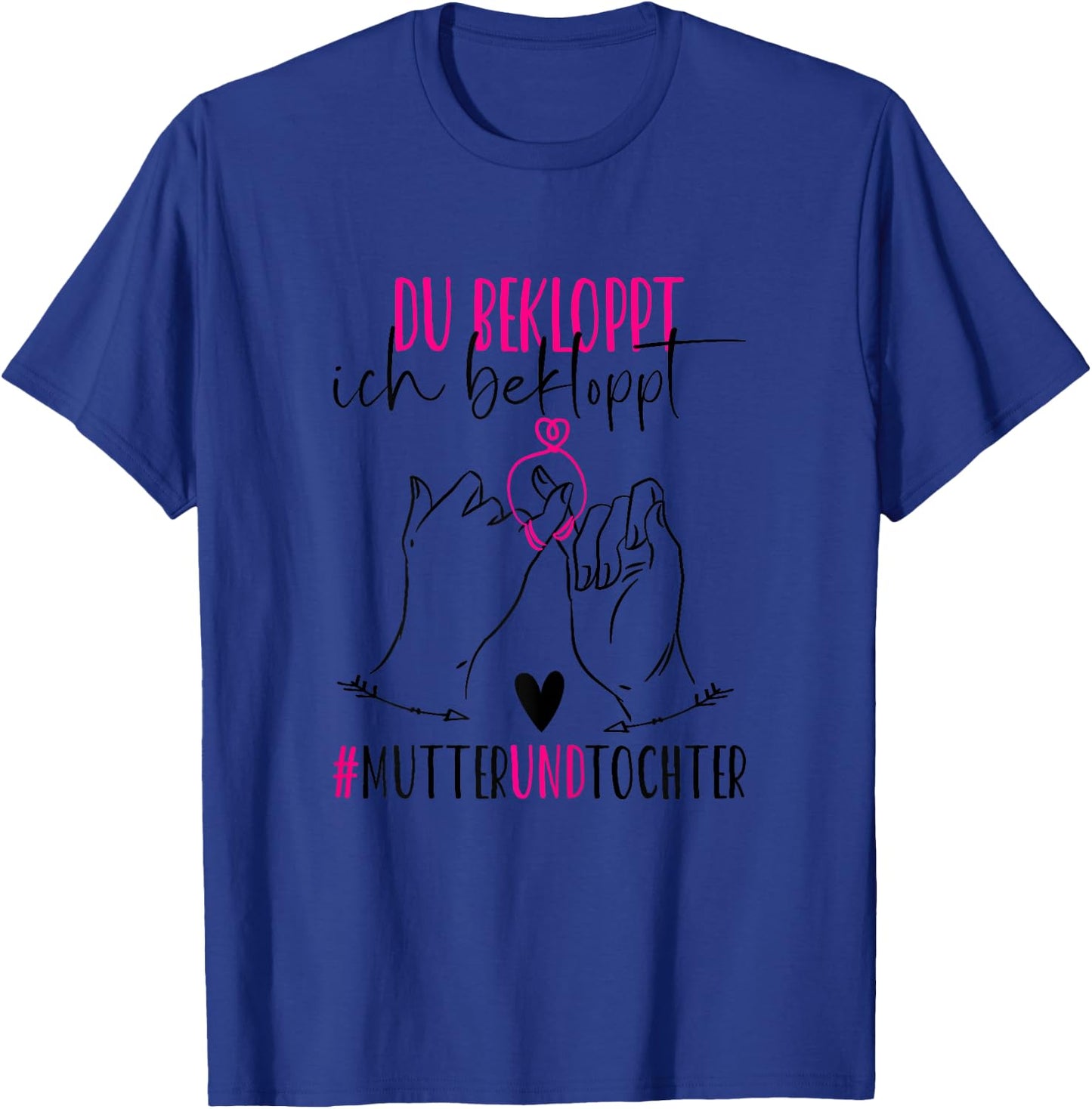 Partner look Mother Daughter Family Mum Daughter Outfit , White, s T-Shirt - T-Shirt | Royal