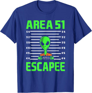 Alien Conspiracy Theory UFO Believer Funny Halloween Costume T-Shirt - T-Shirt | Royal