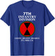 7th Infantry Light Silent Deadly Ft Ord Grunt T-Shirt - T-Shirt | Royal