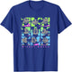 Disney Mickey and Friends Warhol Mickey Pop Art Neon Box Up T-Shirt - T-Shirt | Royal