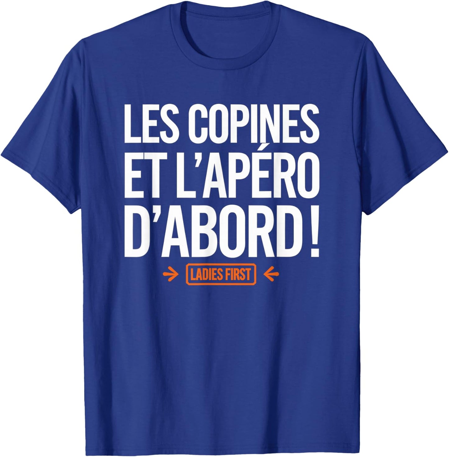 Les Copines et l'Aéro D'Abord Wine Alcohol Women's Aperitif , Black, S T-Shirt - T-Shirt | Royal