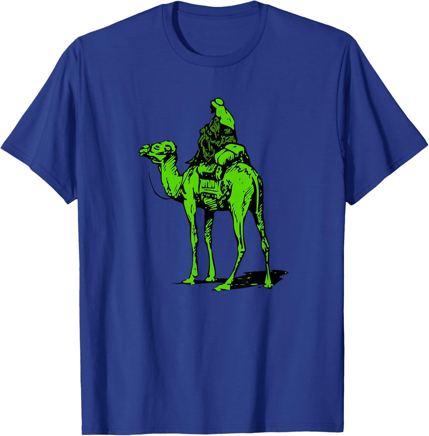 Silk Road Green Camel T-Shirt - T-Shirt | Royal