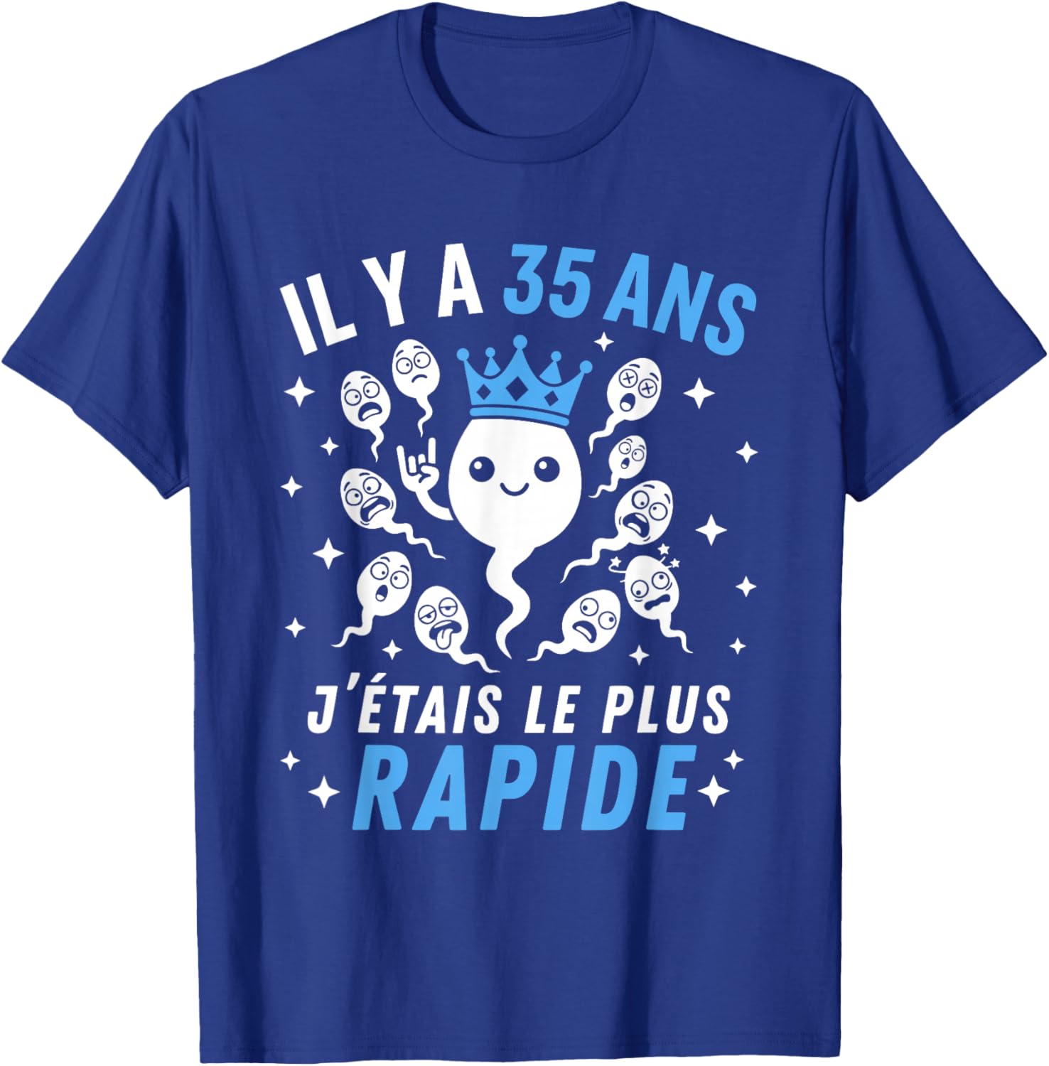 Graine Le Plus Rapide Blague Anniversaire Humour 35 Ans T-Shirt - T-Shirt | Royal