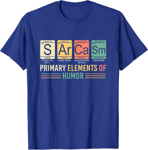 Funny Chemist Joke Irony Gift Chemistry Sarcasm T-Shirt - T-Shirt | Royal