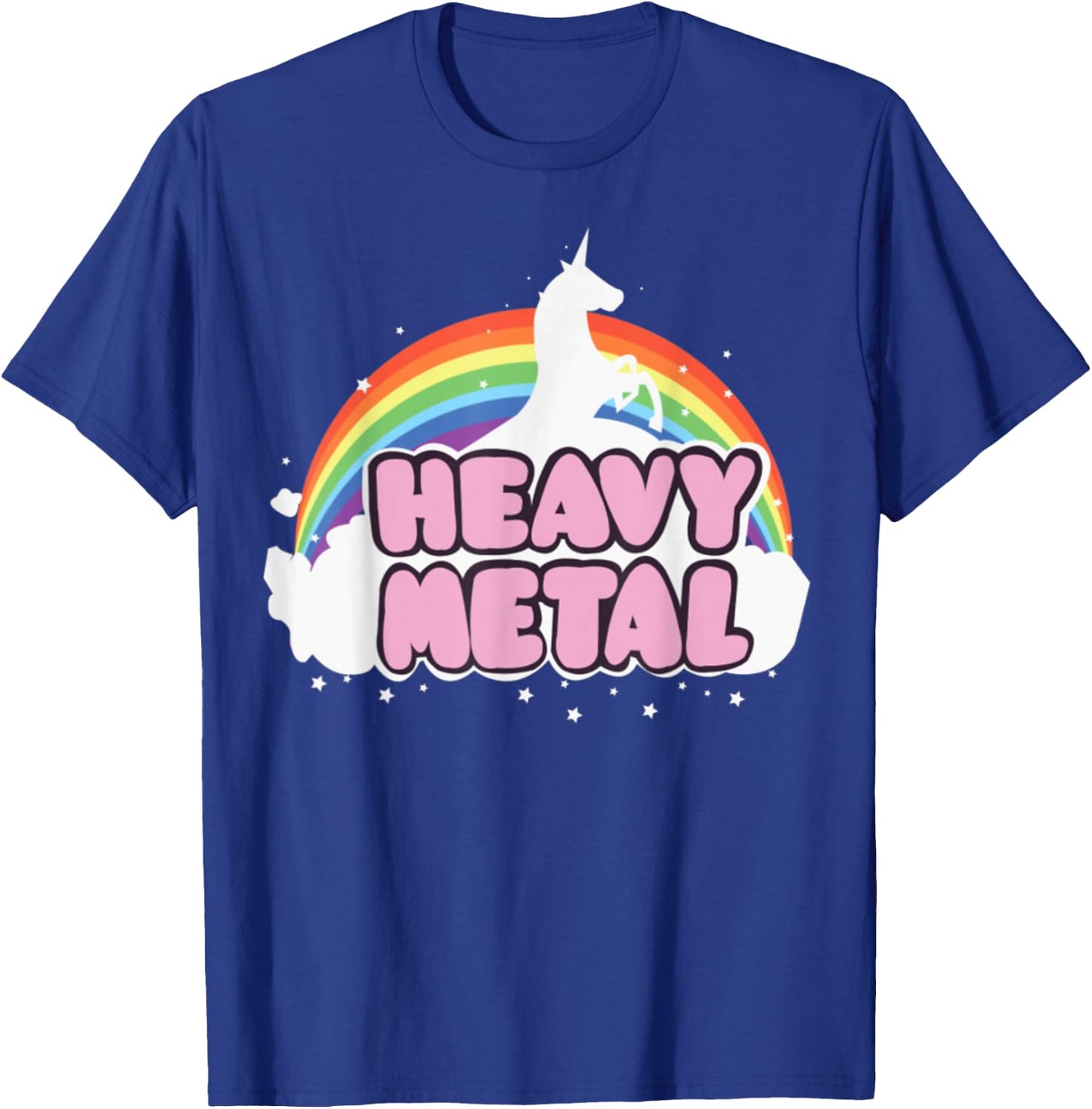 Heavy Metal Unicorn Music Ella Lopez , black T-Shirt - T-Shirt | Royal