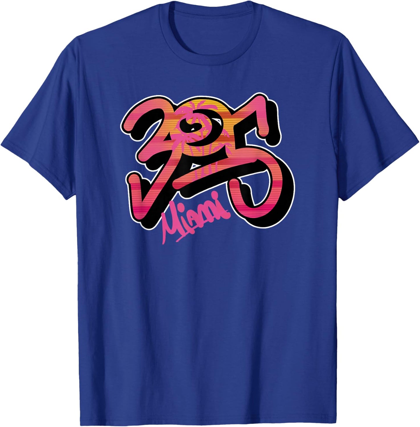 305 Miami Swag T-Shirt - T-Shirt | Royal