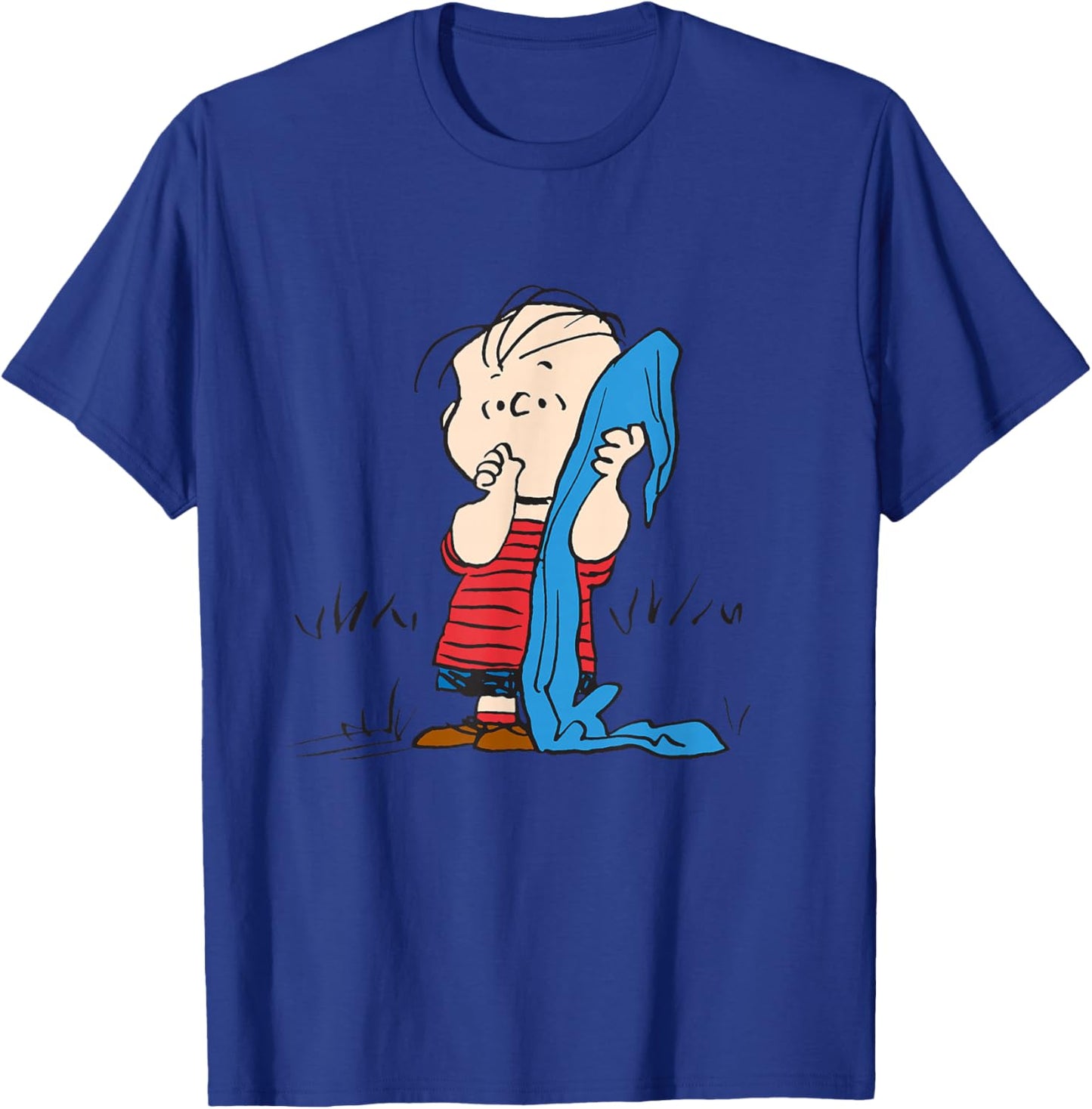Peanuts Linus Van Pelt , blue T-Shirt - T-Shirt | Royal