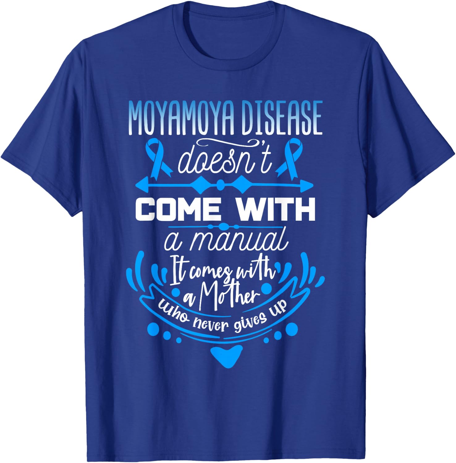 Moyamoya Disease Awareness T-Shirt - T-Shirt | Royal