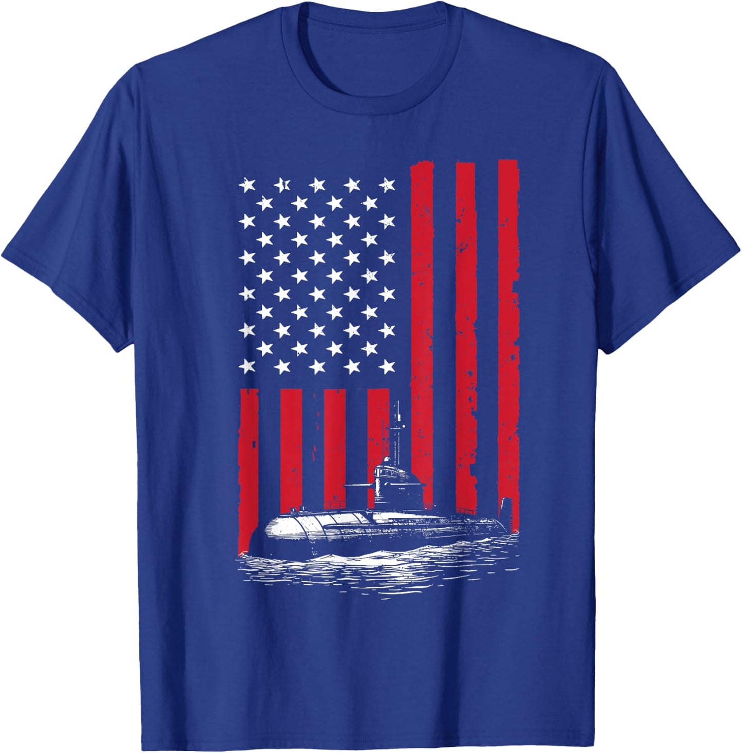 Funny Submarine Design Submariner Submarine Veteran T-Shirt - T-Shirt | Royal