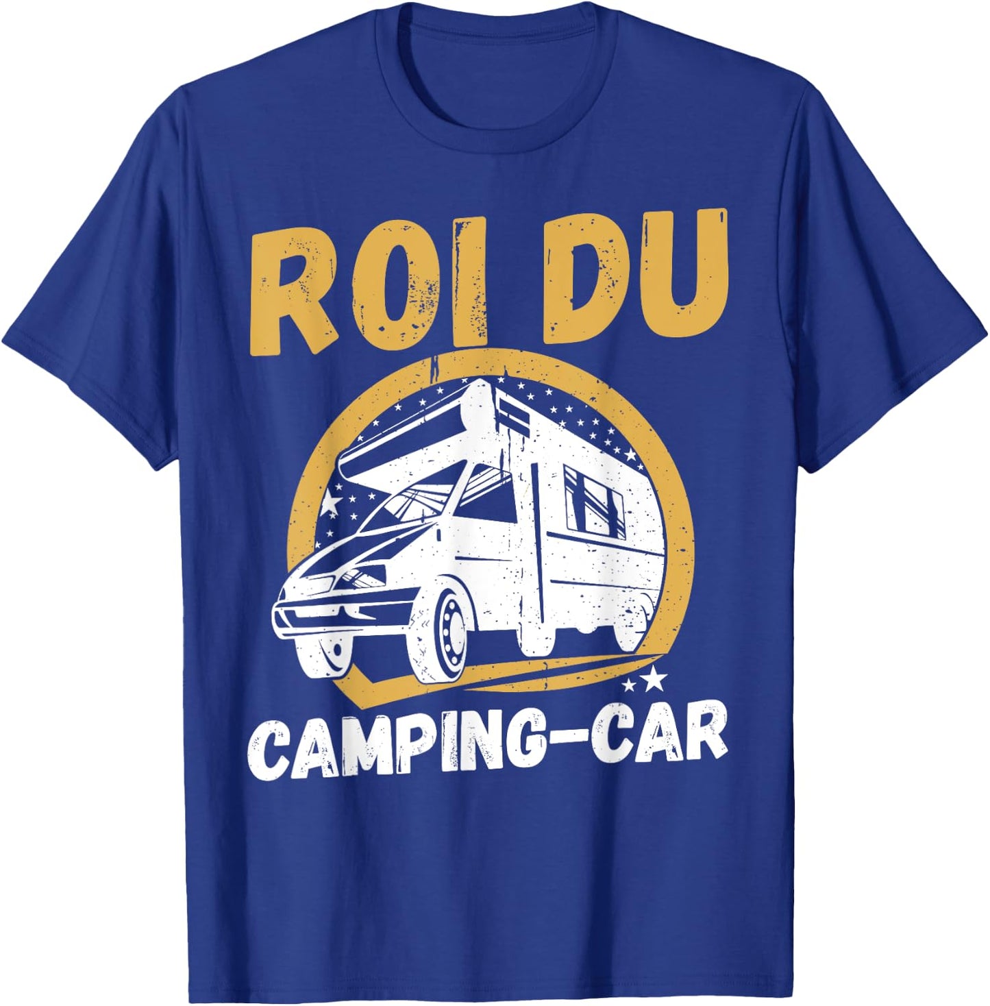 Camper van camper humour camper man king of the camper van T-Shirt - T-Shirt | Royal