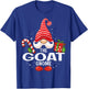 The Goat Gnome Christmas Matching Family T-Shirt - T-Shirt | Royal