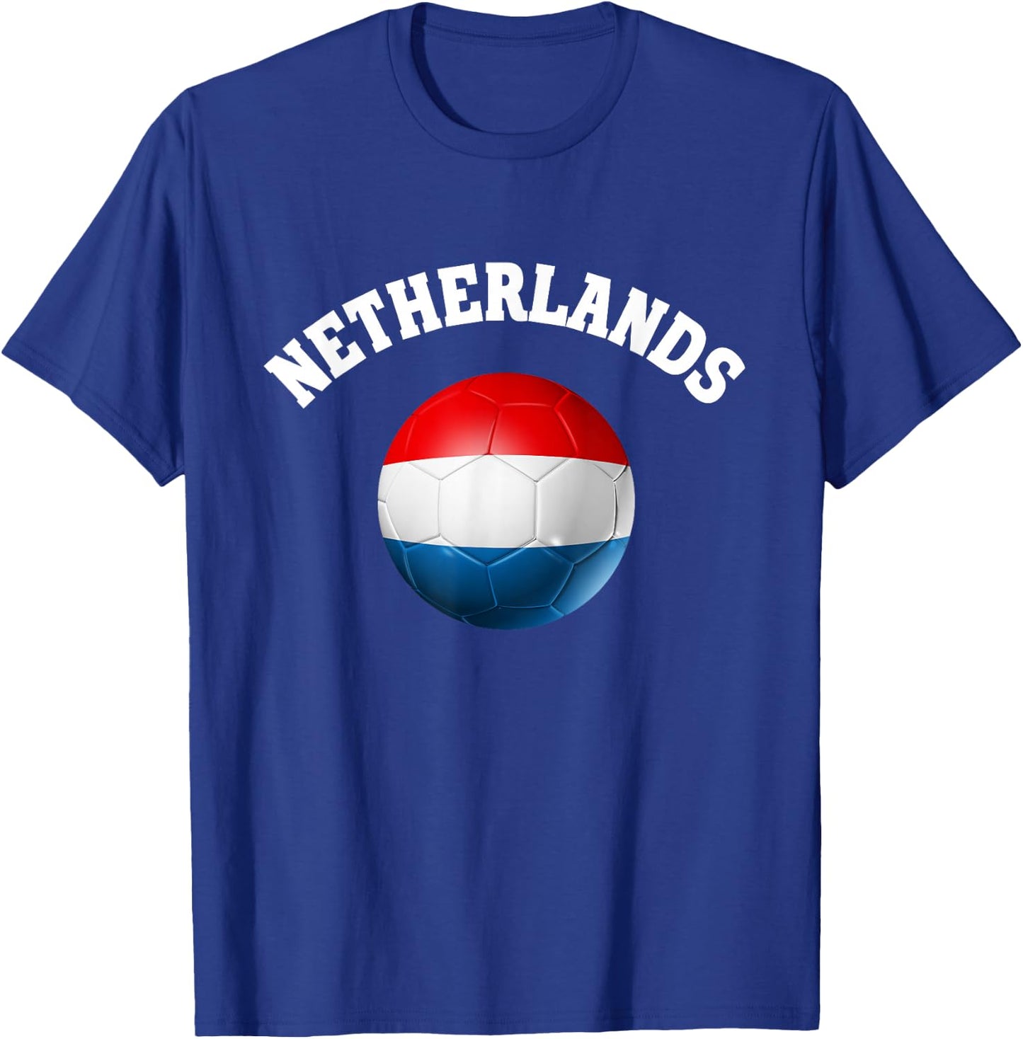Vintage Netherlands Soccer Nederland Voetbal T-Shirt - T-Shirt | Royal