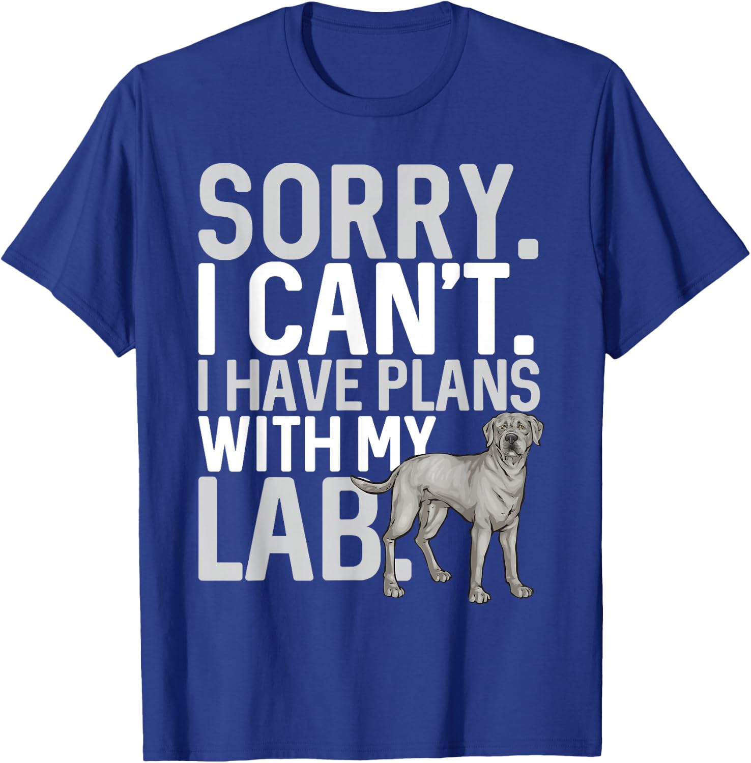 Silver Lab Silver Labrador Retriever T-Shirt - T-Shirt | Royal