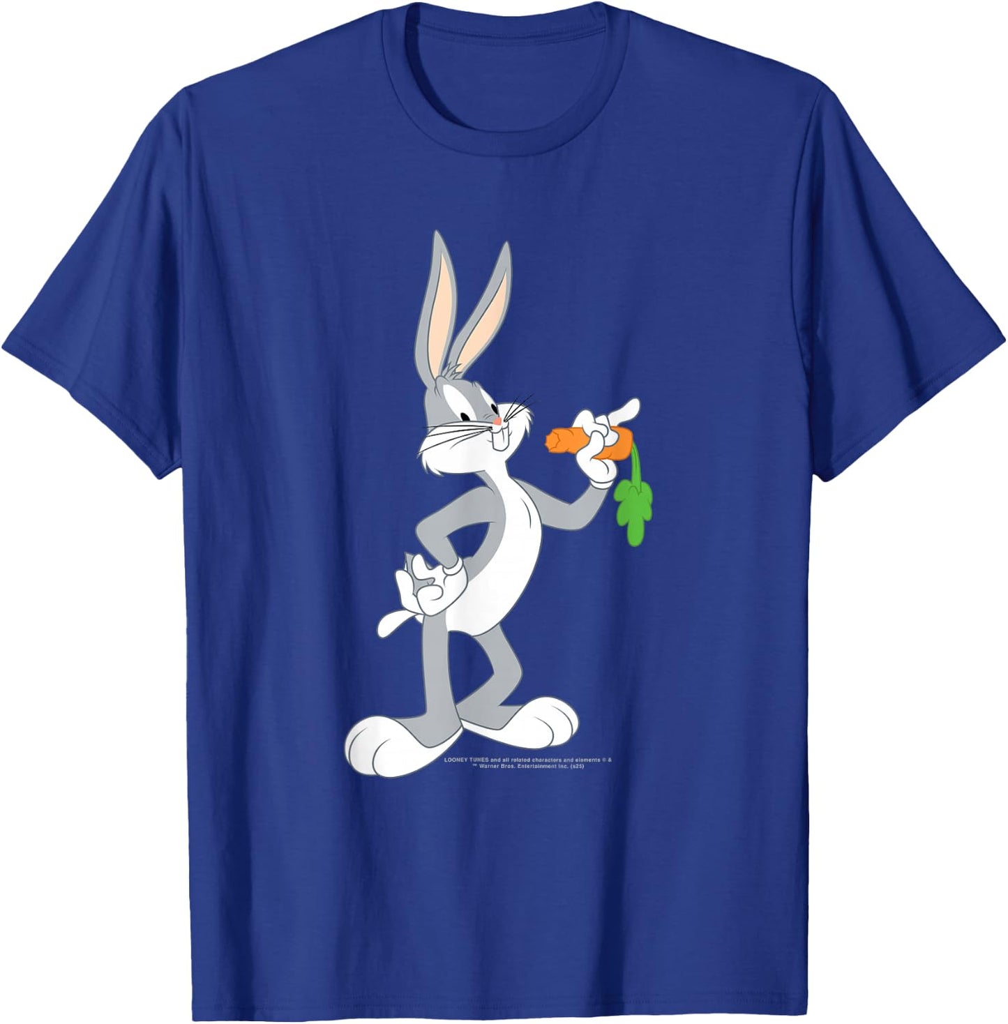 Looney Tunes Bugs Bunny Eating A Carrot T-Shirt - T-Shirt | Royal