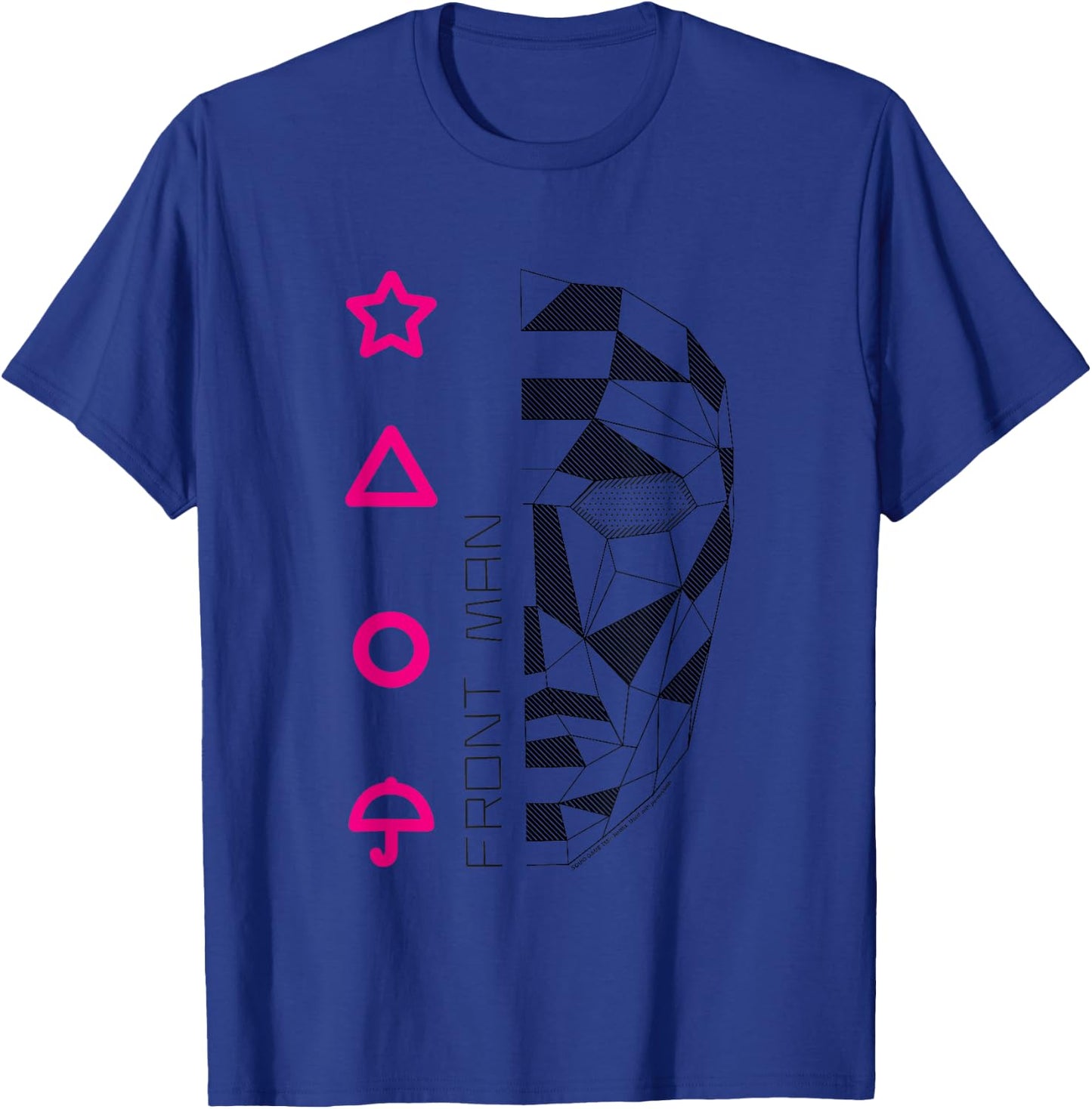 Squid Game Front Man Geometric Art , grey, S T-Shirt - T-Shirt | Royal