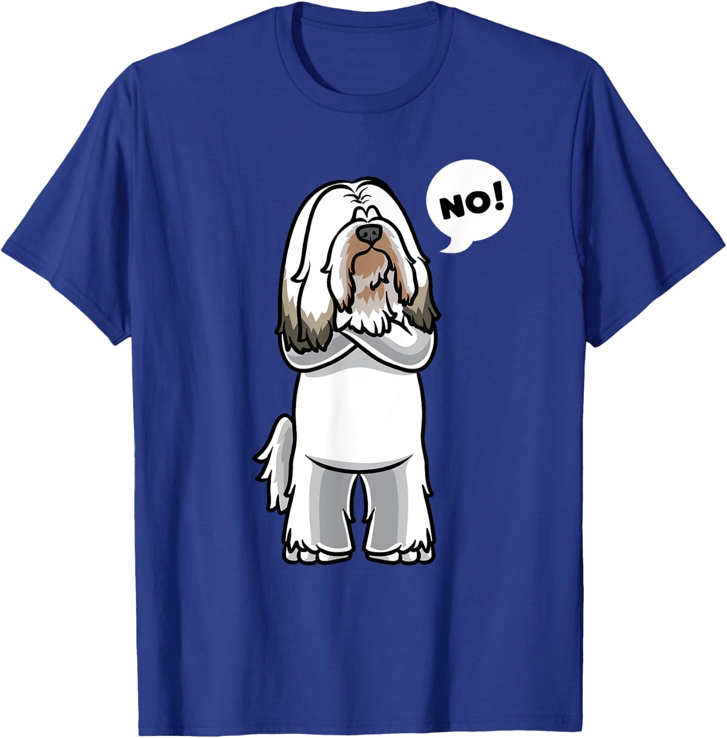 Stubborn Tibetan Terrier Dog Women Girls Kids T-Shirt - T-Shirt | Royal