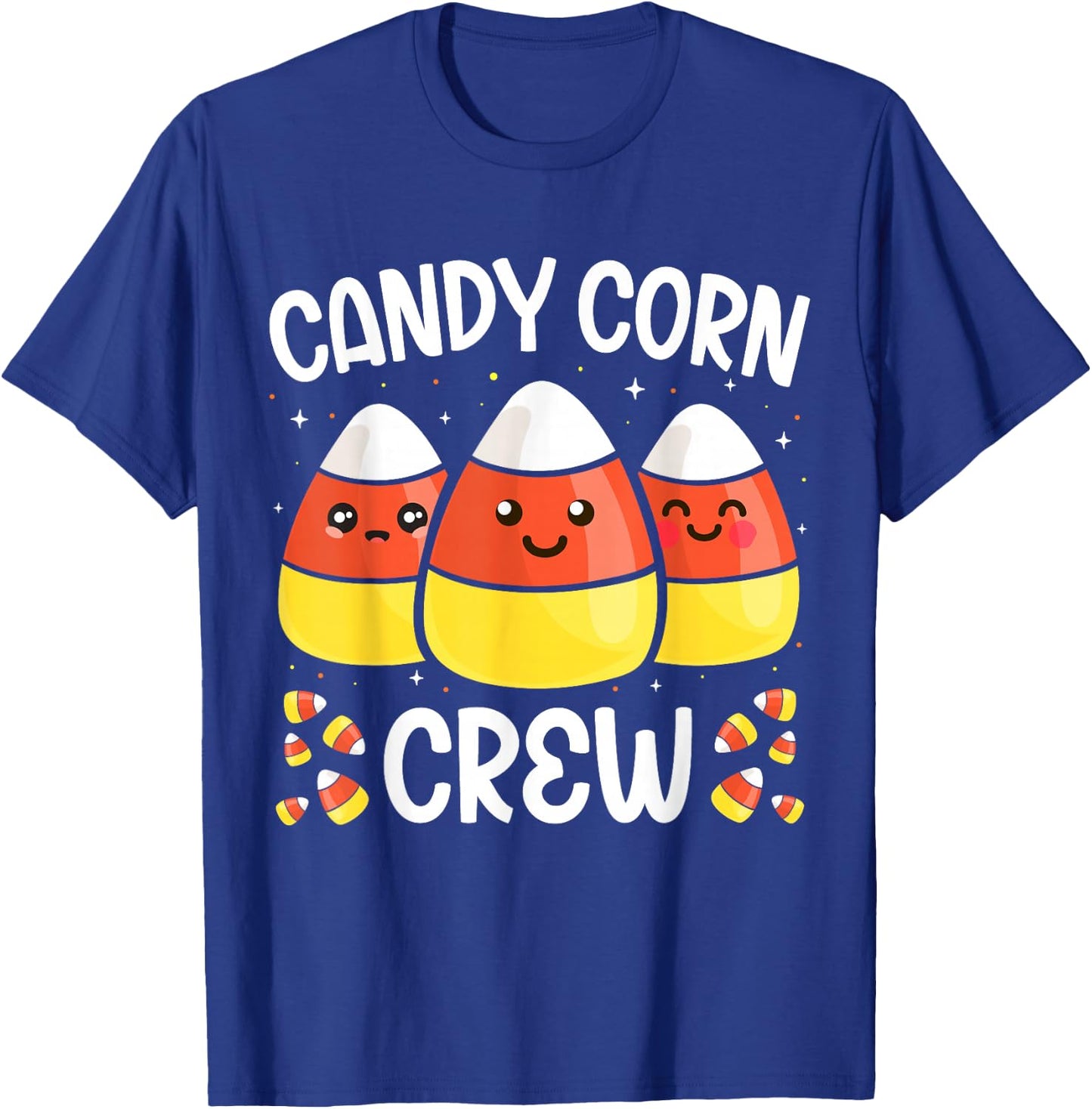 Candy Corn Crew Halloween Costume Men Women Friends T-Shirt - T-Shirt | Royal