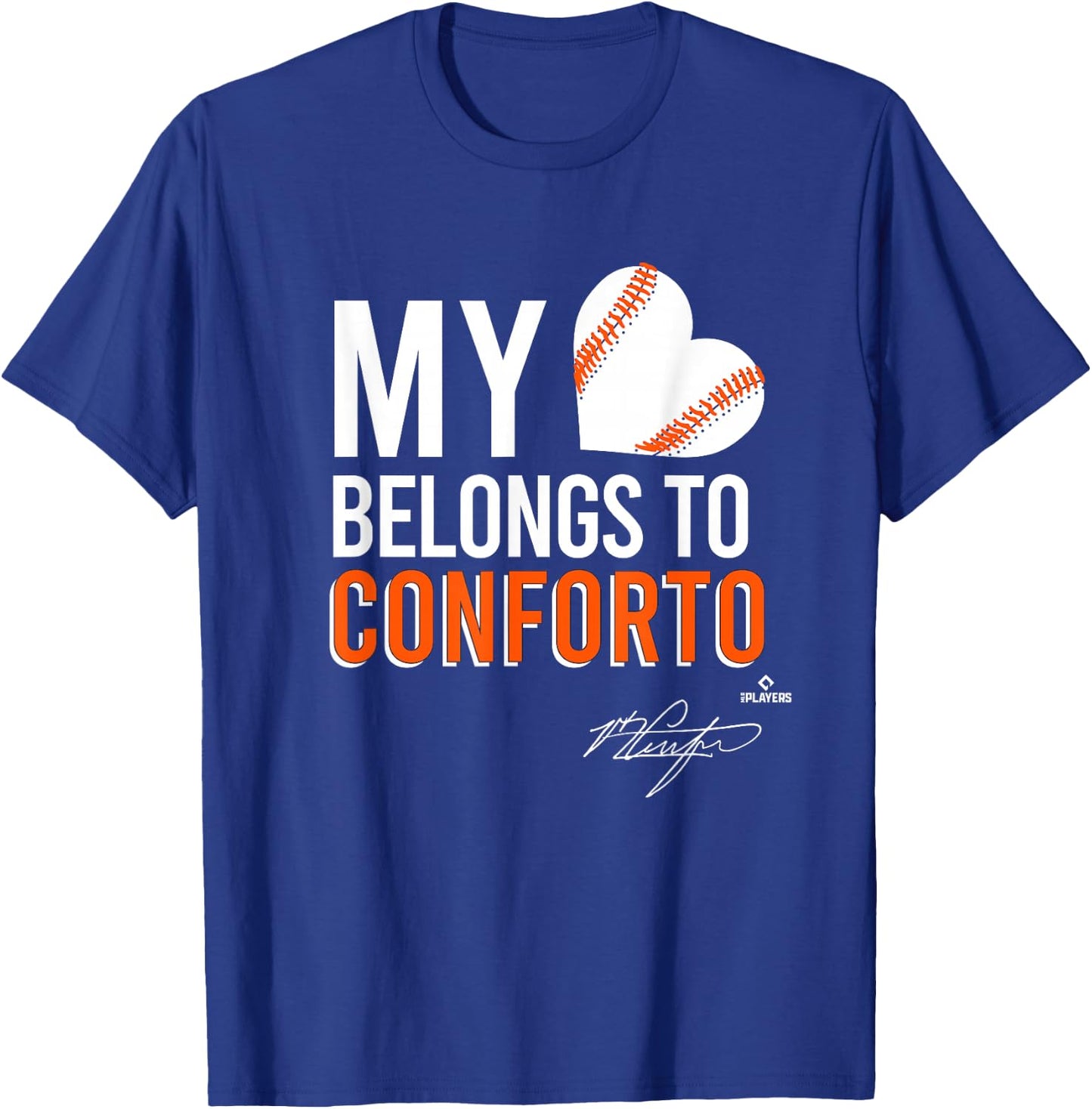 My Heart Belongs To Michael Conforto T-Shirt - T-Shirt | Royal