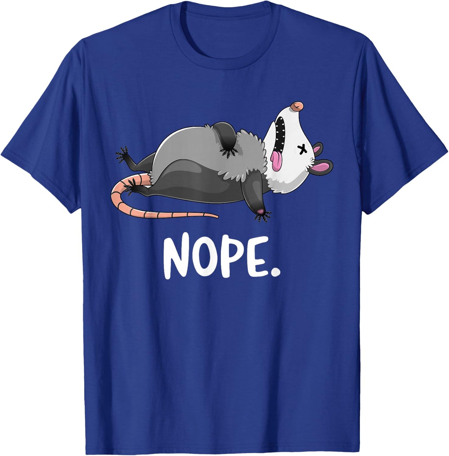 Dead Opossum Nee Funny Opossum Marsupial Attitude Humour , black T-Shirt - T-Shirt | Royal