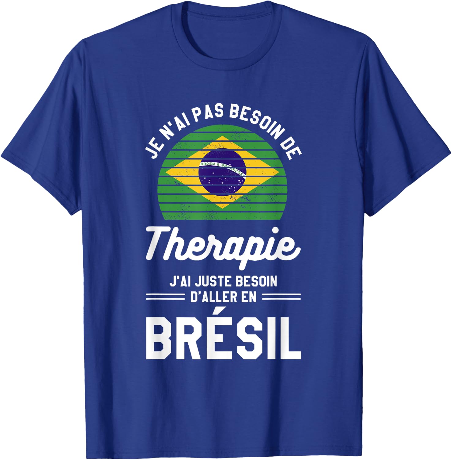I Just Need To Go To Brazil Vacation Brazilian , Black, S T-Shirt - T-Shirt | Royal