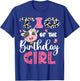 Tio Of The Birthday Girl Farm Cow 1St Birthday Party T-Shirt - T-Shirt | Royal