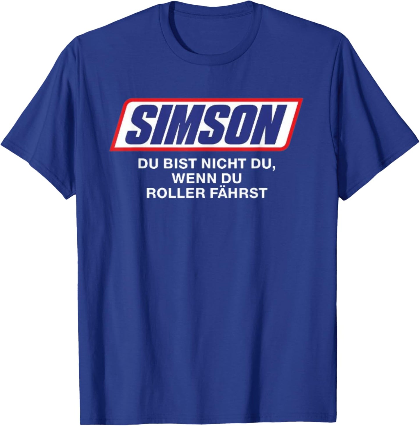 Simson Du bist nicht du wenn du Roller fährst Funny , black T-Shirt - T-Shirt | Royal