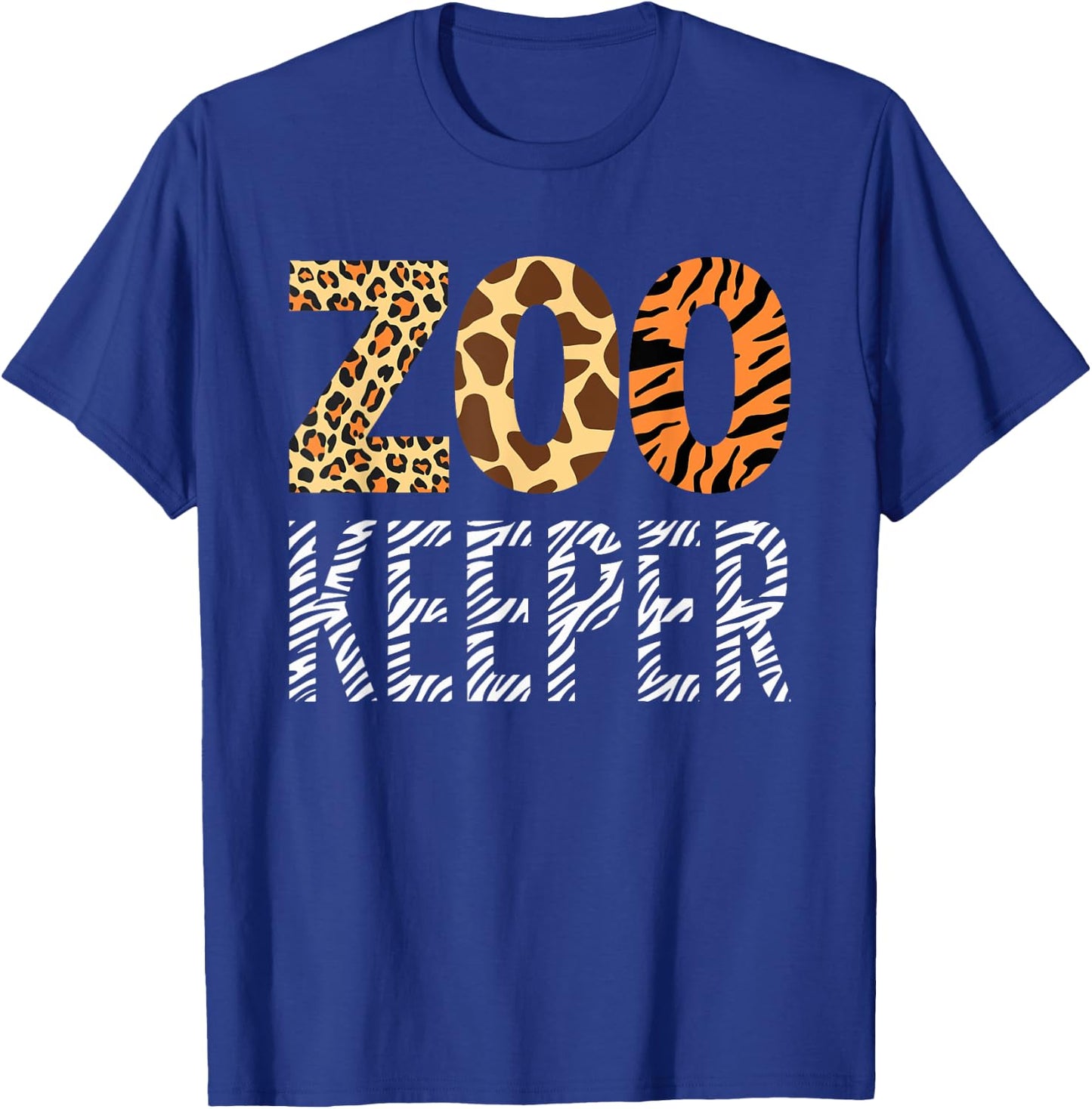 Zookeeper Animals Zoo Wildlife Safari Halloween Costume T-Shirt - T-Shirt | Royal