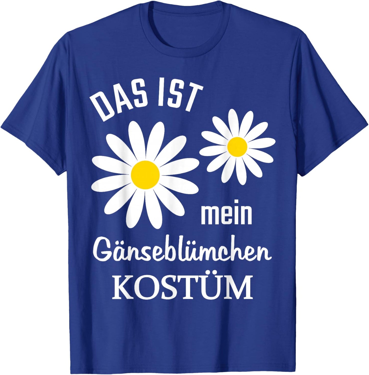 Daisy Costume Flower Plants , black T-Shirt - T-Shirt | Royal
