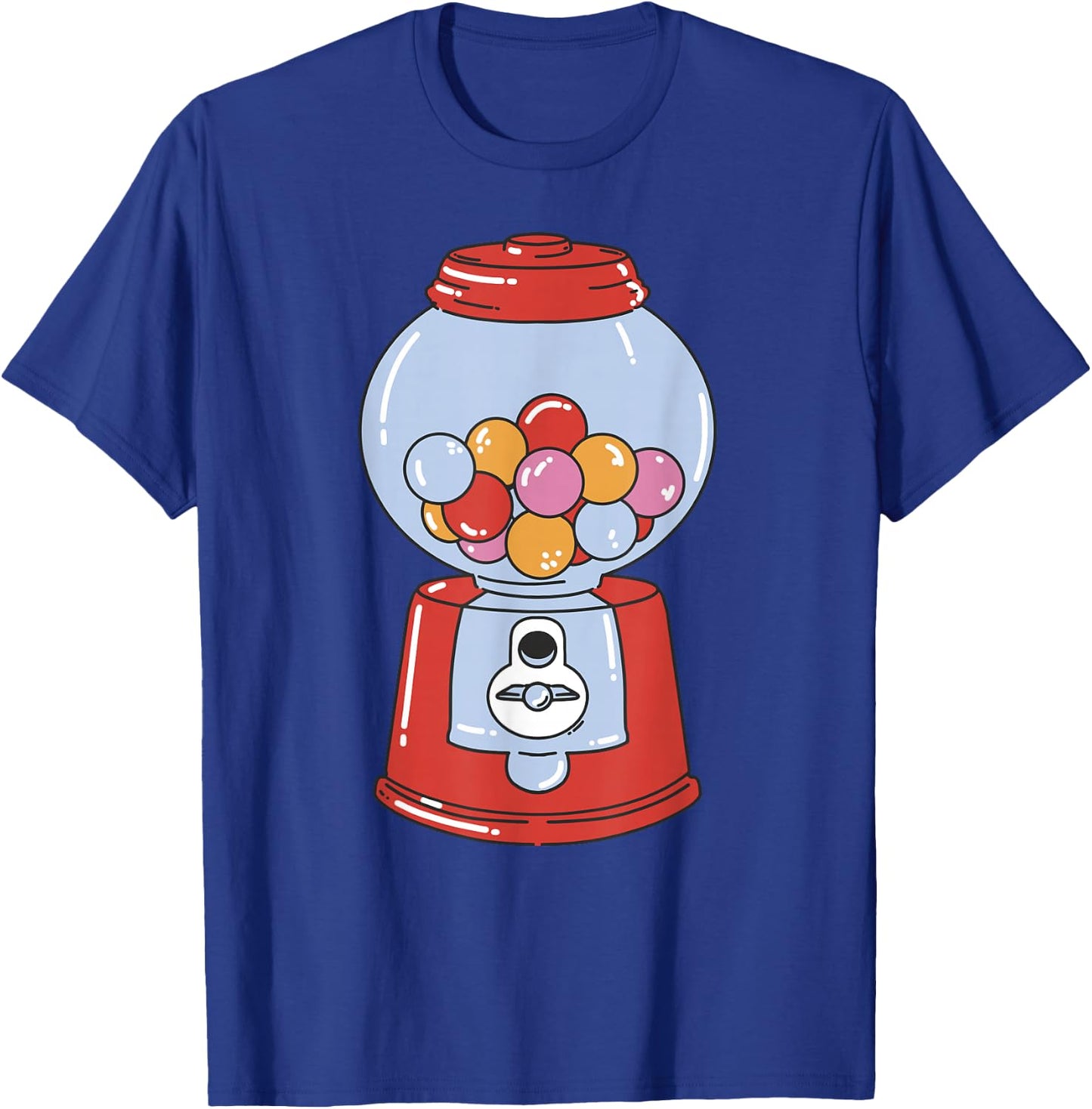 Bubble Gum Machine Chewing Gum Graphic Women Children , black T-Shirt - T-Shirt | Royal