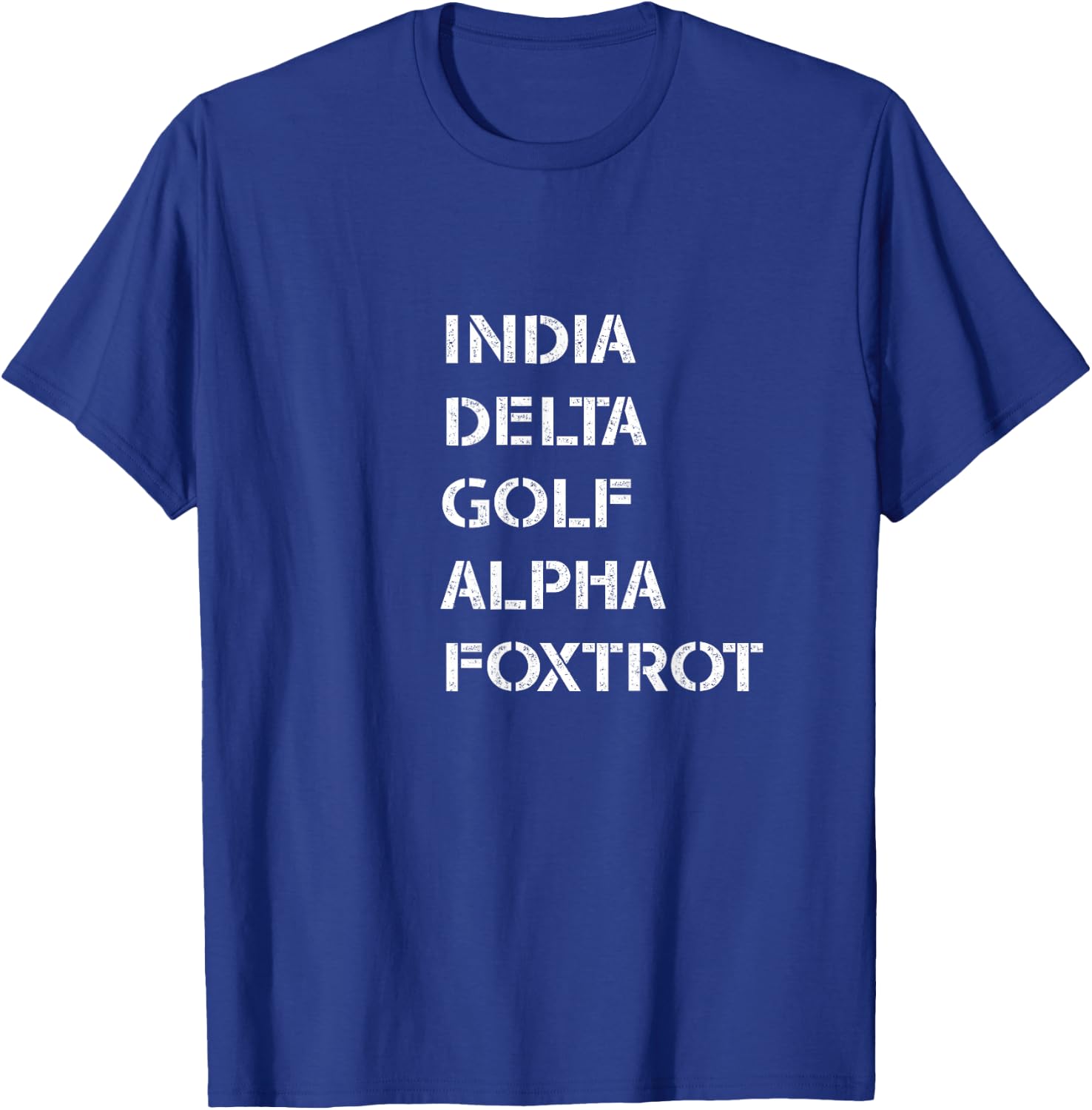 Idgaf T-Shirt - T-Shirt | Royal