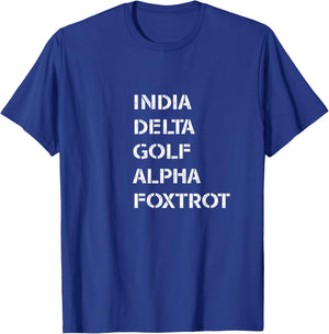 Idgaf T-Shirt - T-Shirt | Royal