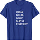 Idgaf T-Shirt - T-Shirt | Royal