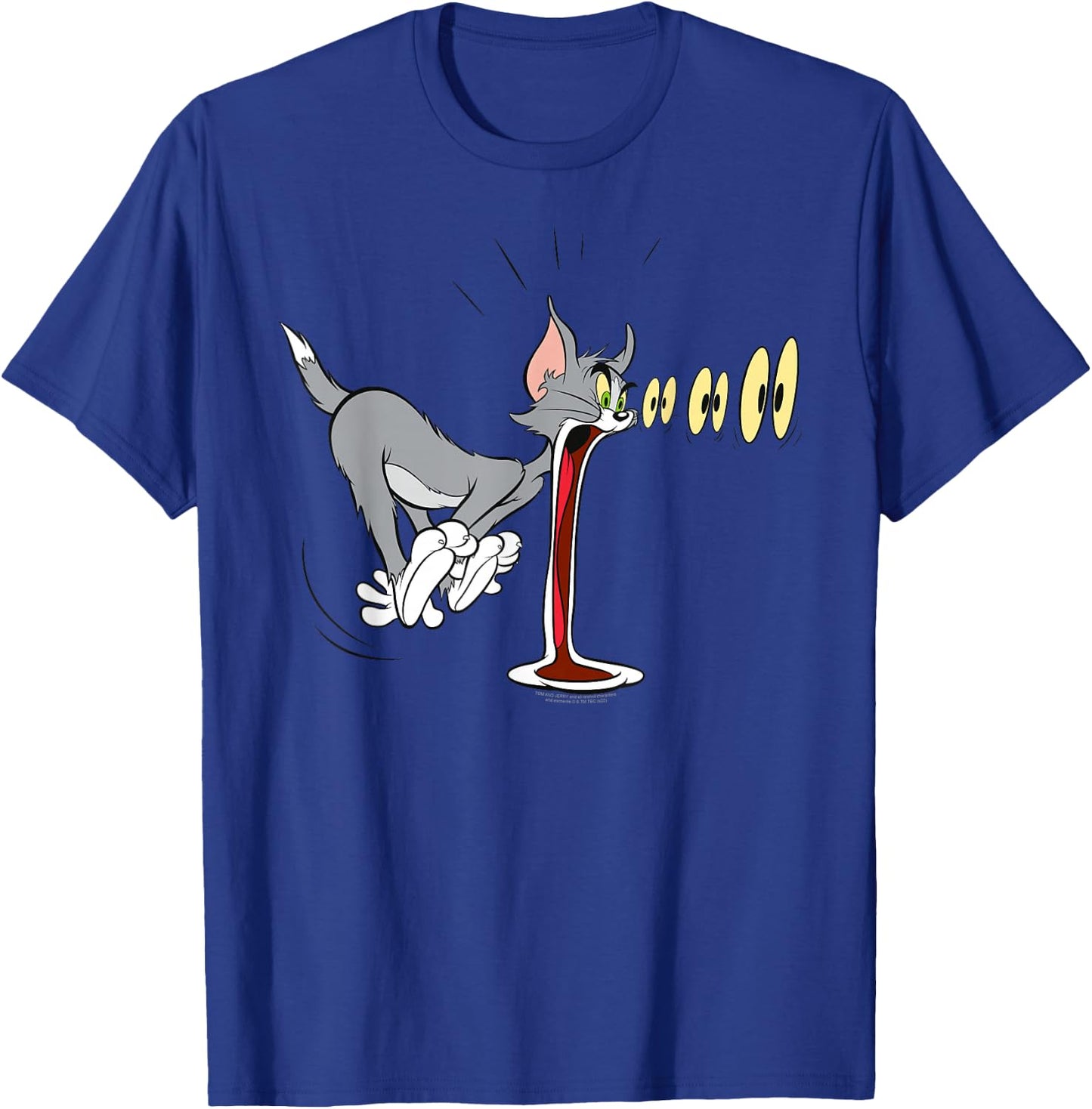 Tom & Jerry Tom Eyes Out T-Shirt - T-Shirt | Royal