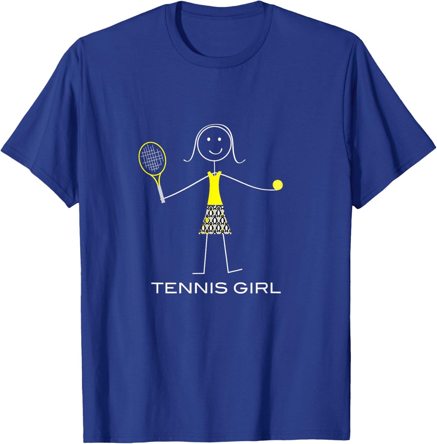 Funny Women's Tennis Girl Tennis Player T-Shirt - T-Shirt | Royal