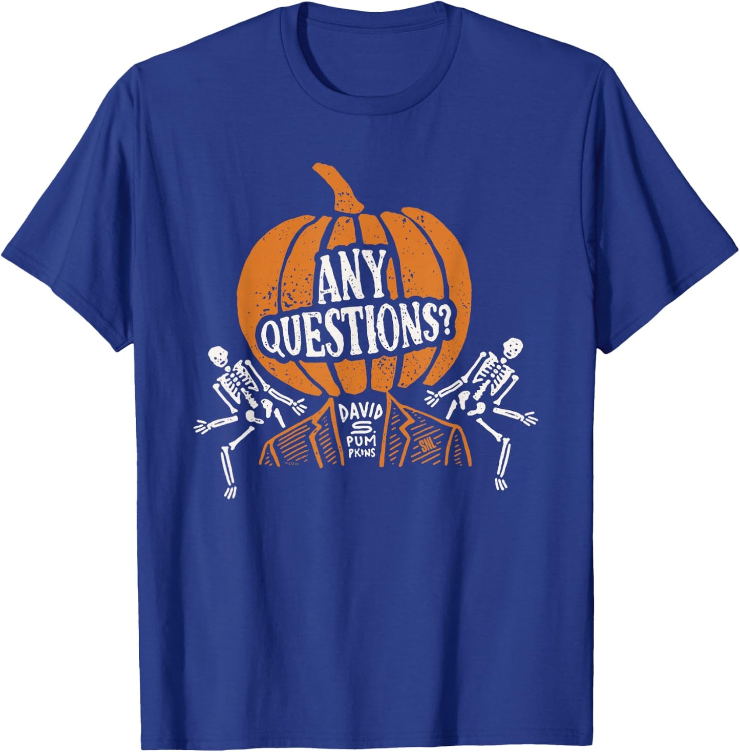 Saturday Night Live David S. Pumpkins Halloween T-Shirt - T-Shirt | Royal