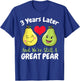 3rd Year Wedding Anniversary Gift Him Couple T-Shirt - T-Shirt | Royal