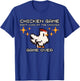 Chicken Game Don't Look At The Chicken Funny Pixel Chicken T-Shirt - T-Shirt | Royal
