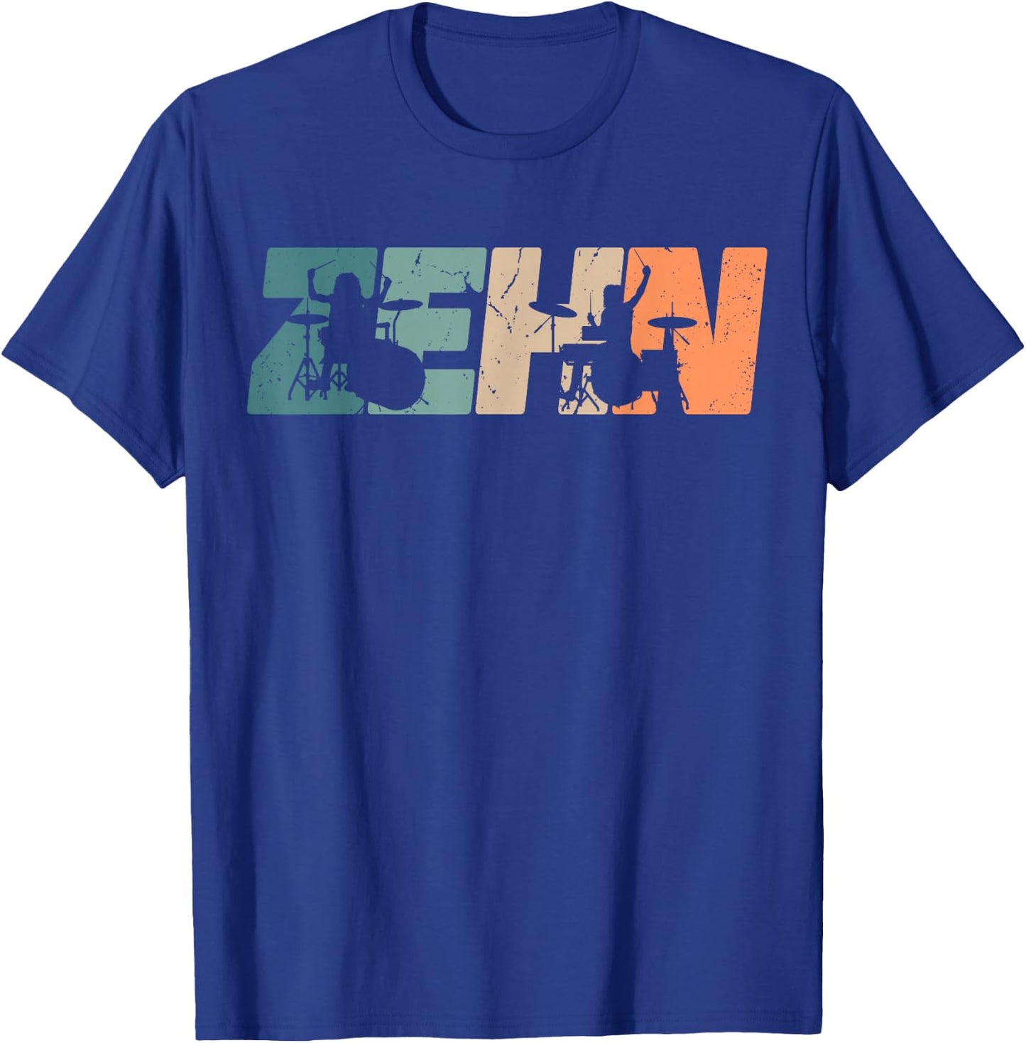 Schlagzeuger 10 Jahre | Drummer | 10. Geburtstag Junge T-Shirt - T-Shirt | Royal