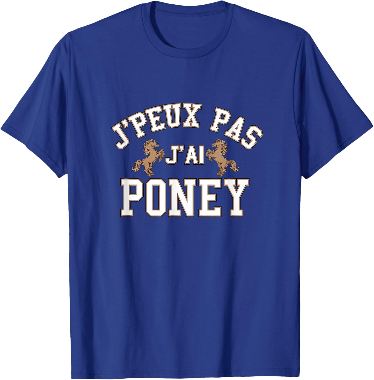 I Can't Have Pony, Excuse Pony, Passion Pony , Black, S T-Shirt - T-Shirt | Royal