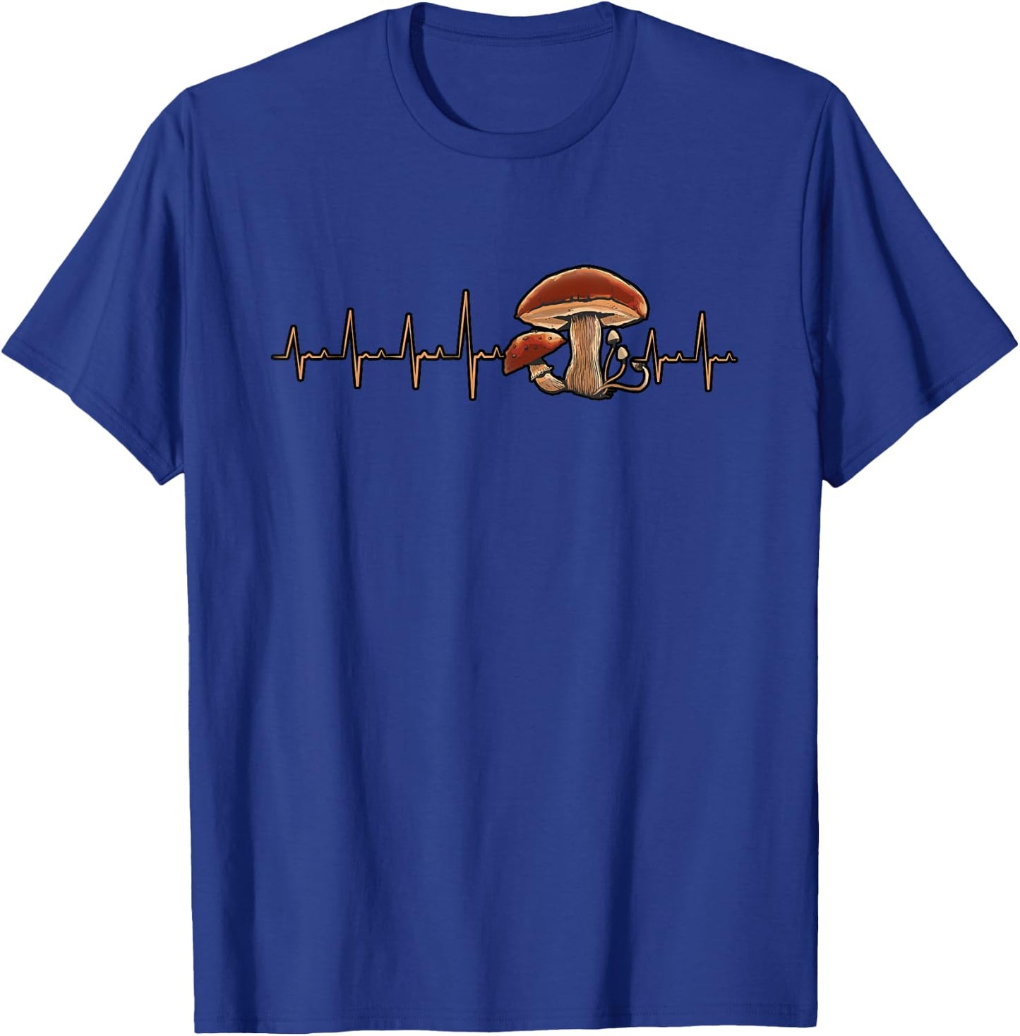 Mushroom Collector Mushroom Finder , black T-Shirt - T-Shirt | Royal
