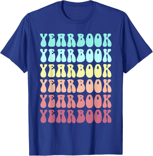 Retro YEARBOOK Team Literary Club School Publication Ninja T-Shirt - T-Shirt | Royal