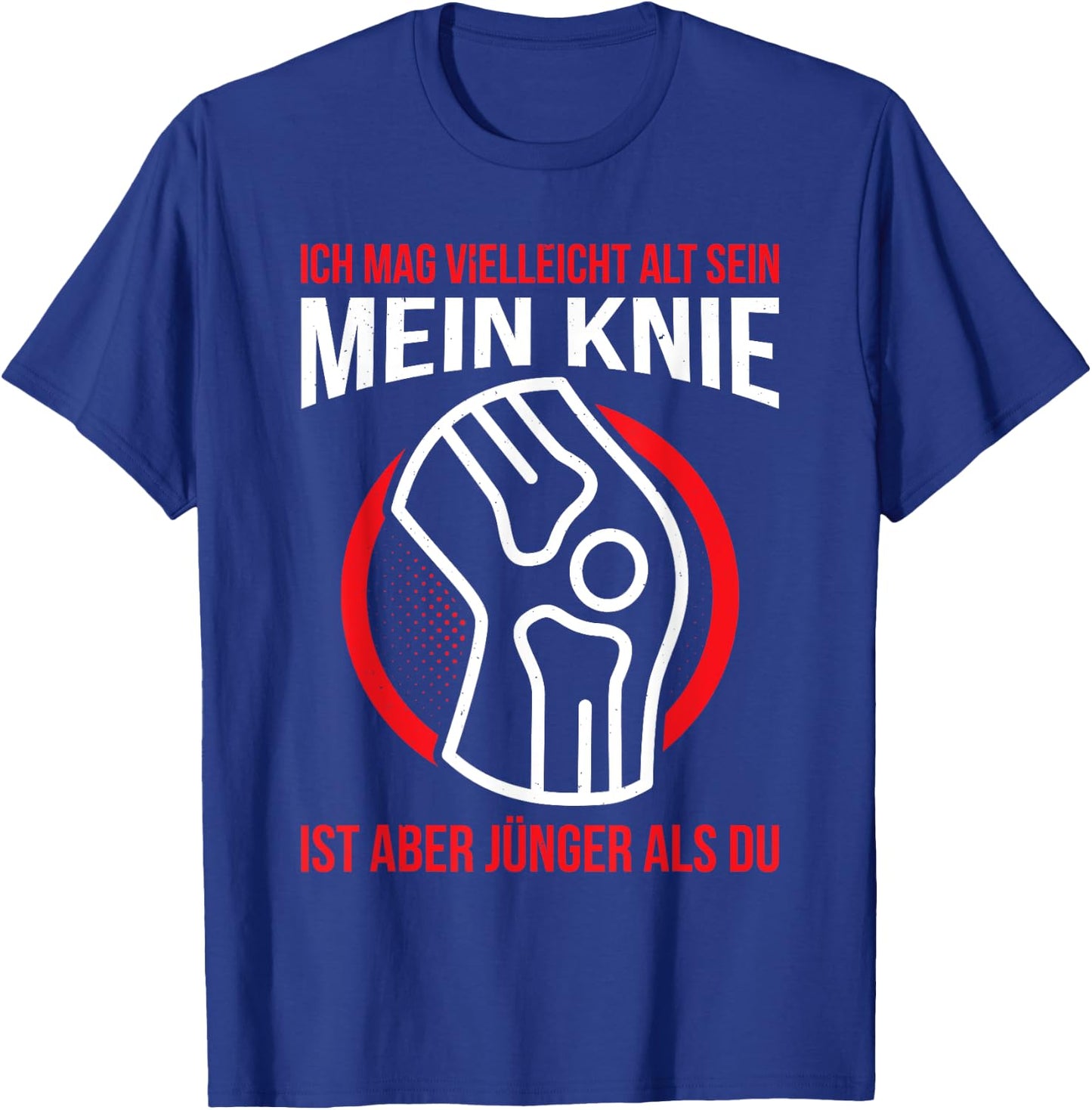 Men's Knee Surgery Knee Replacement Knee Joint Patient , black T-Shirt - T-Shirt | Royal
